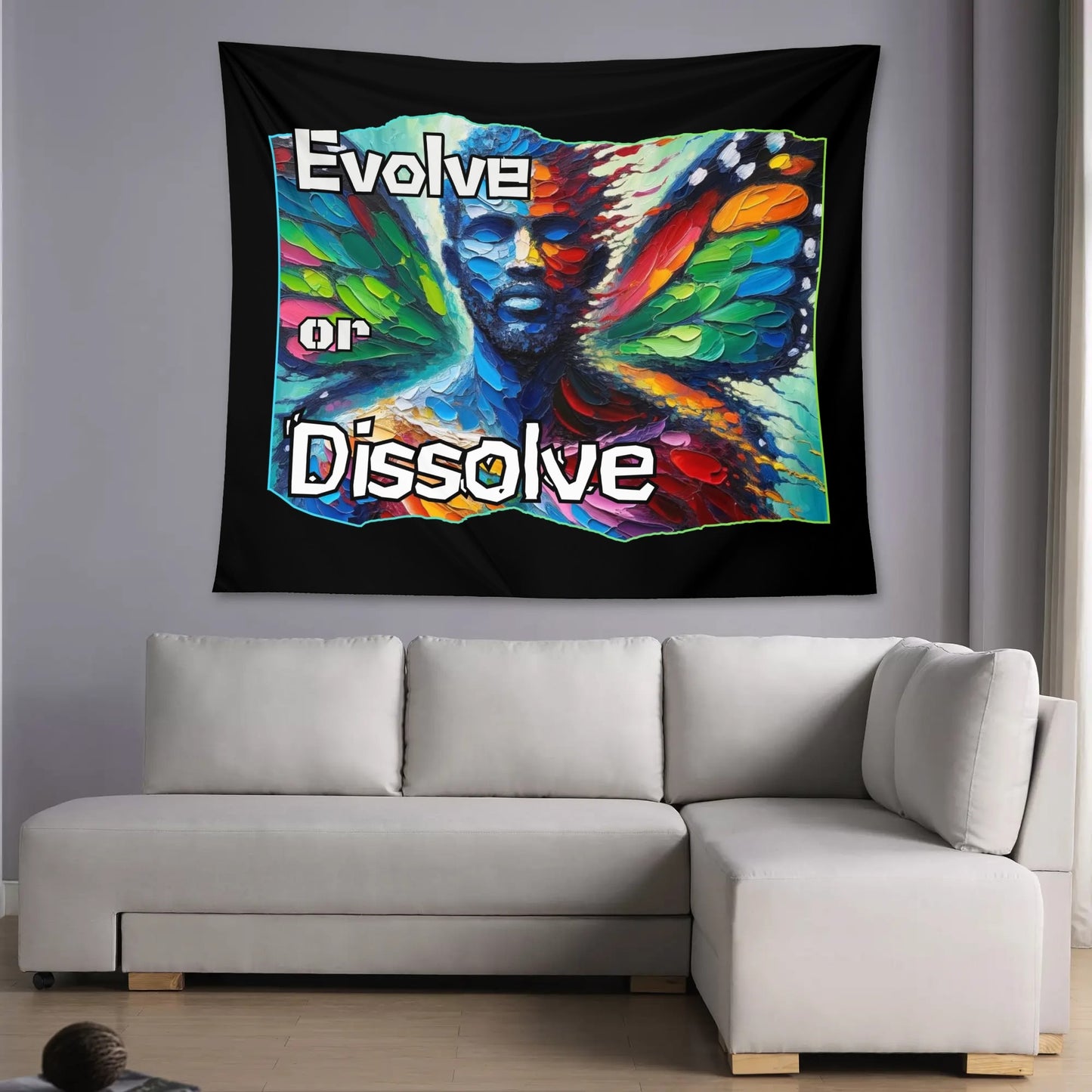 Wall Tapestry Evolve or Dissole