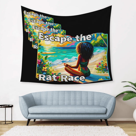 Wall Tapestry "Escape the Rat Race"