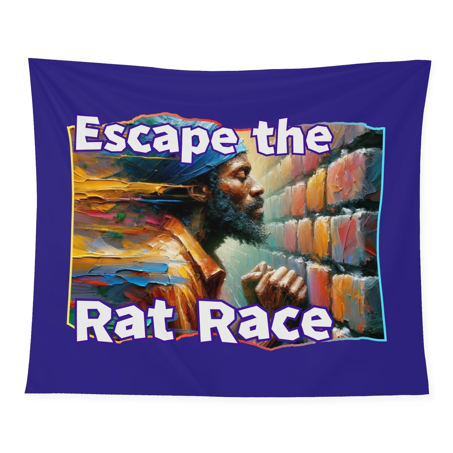 Wall Tapestry "Escape the Rat Race"