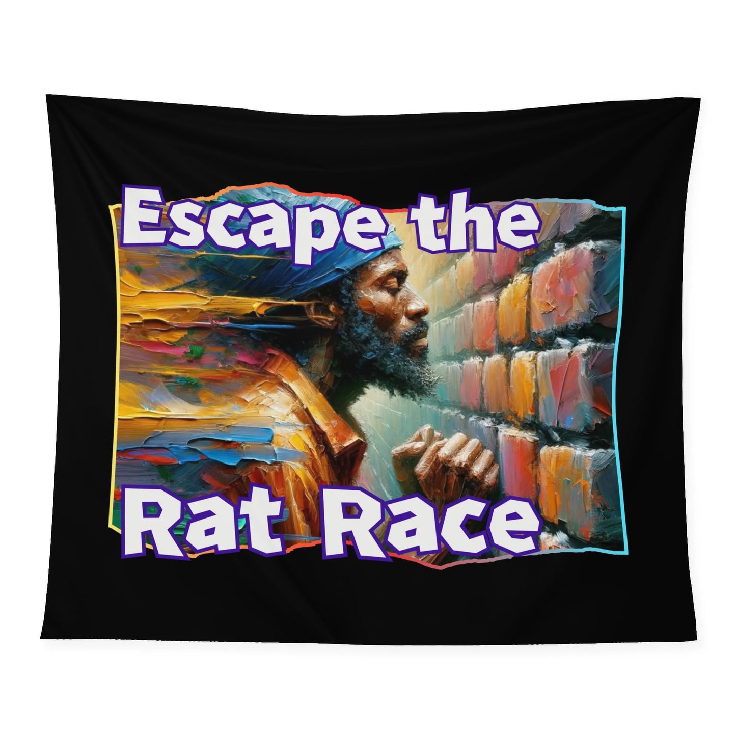 Wall Tapestry "Escape the Rat Race"