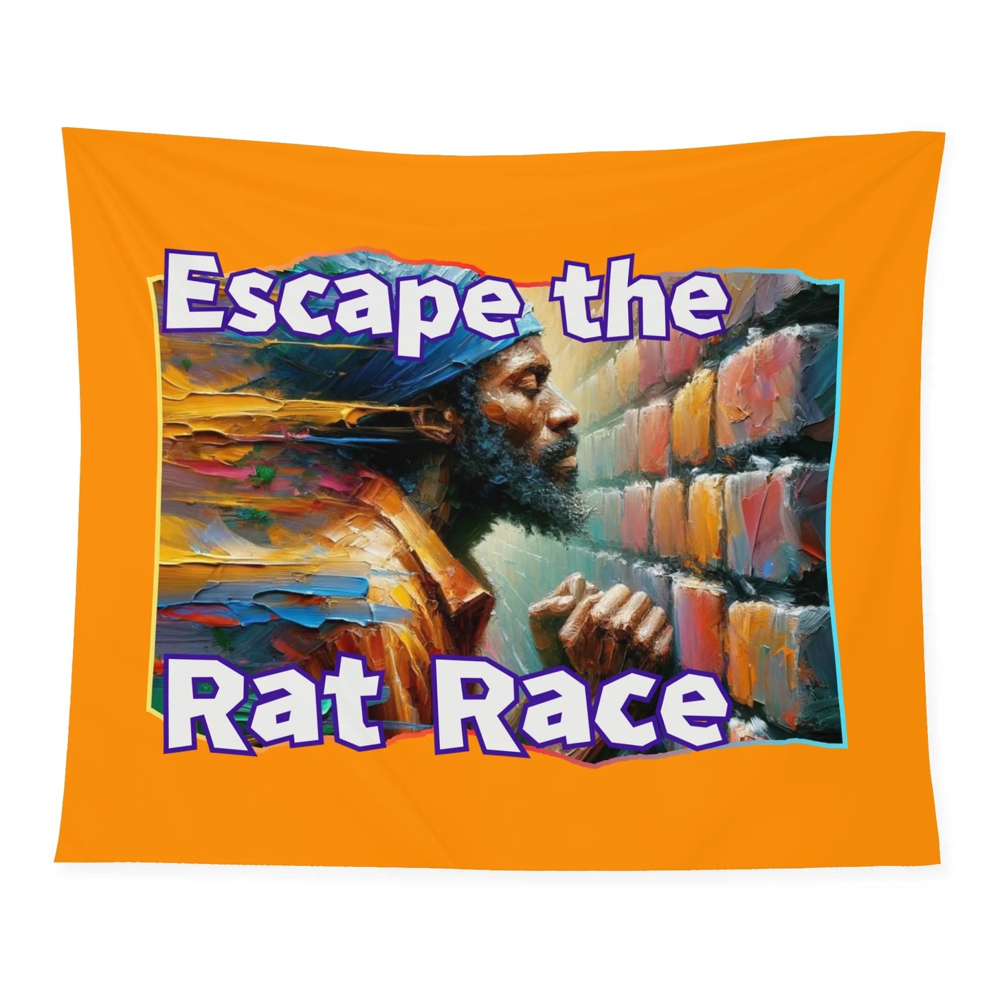 Wall Tapestry "Escape the Rat Race"