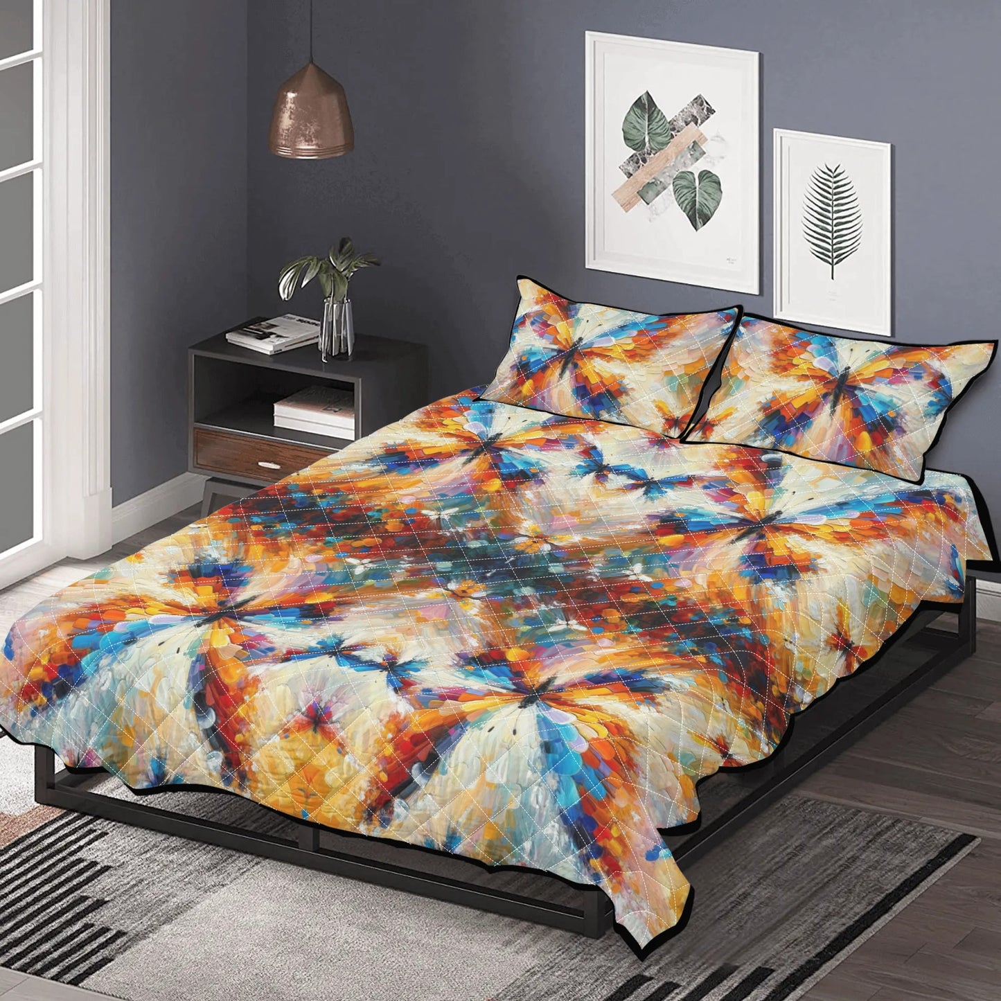 Quilt Bedding Set "Butterflies"