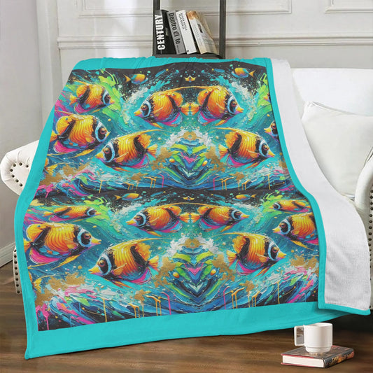 Soft Polyester Premium Fleece Blanket