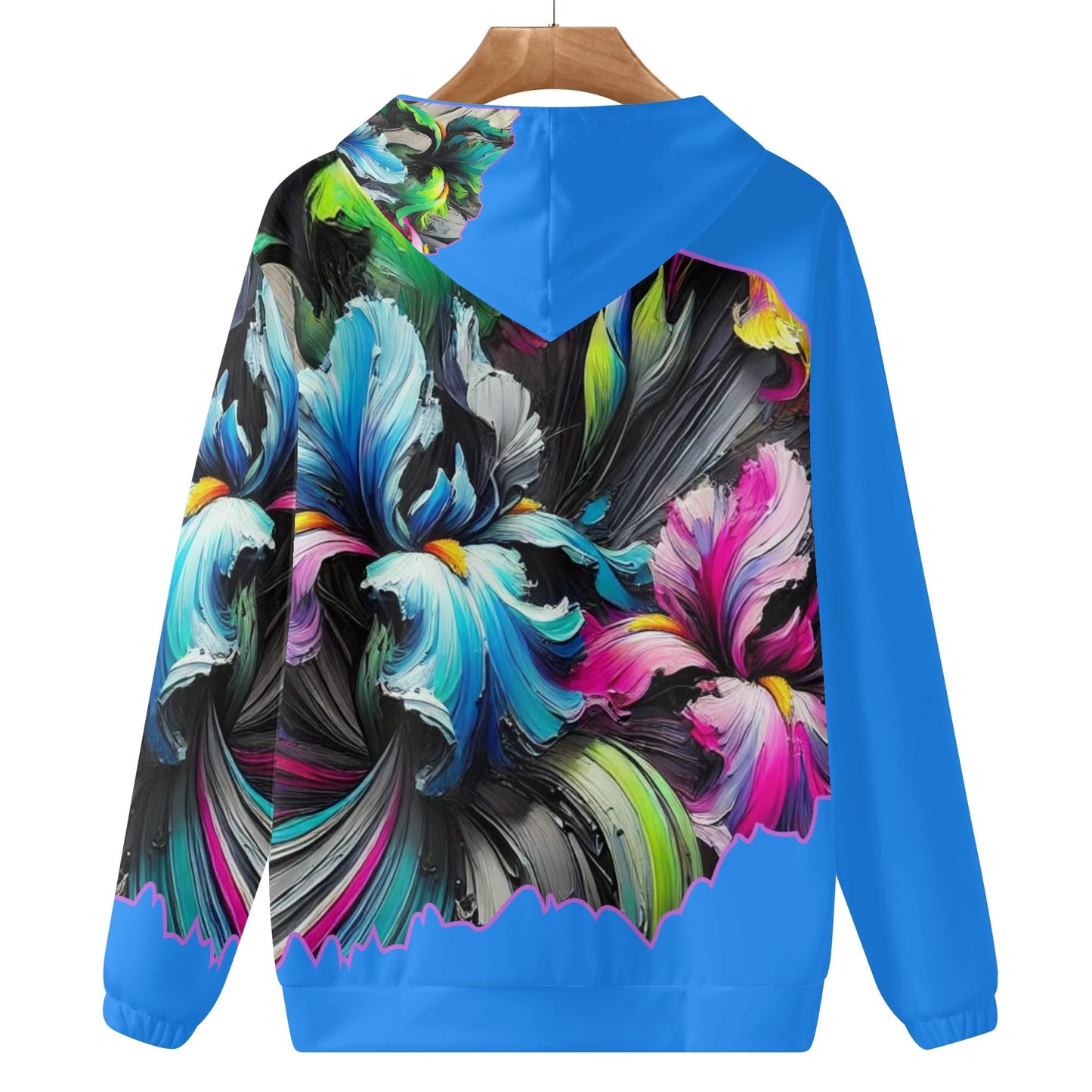 Womens Lightweight All Over Printing Pullover Hoodie