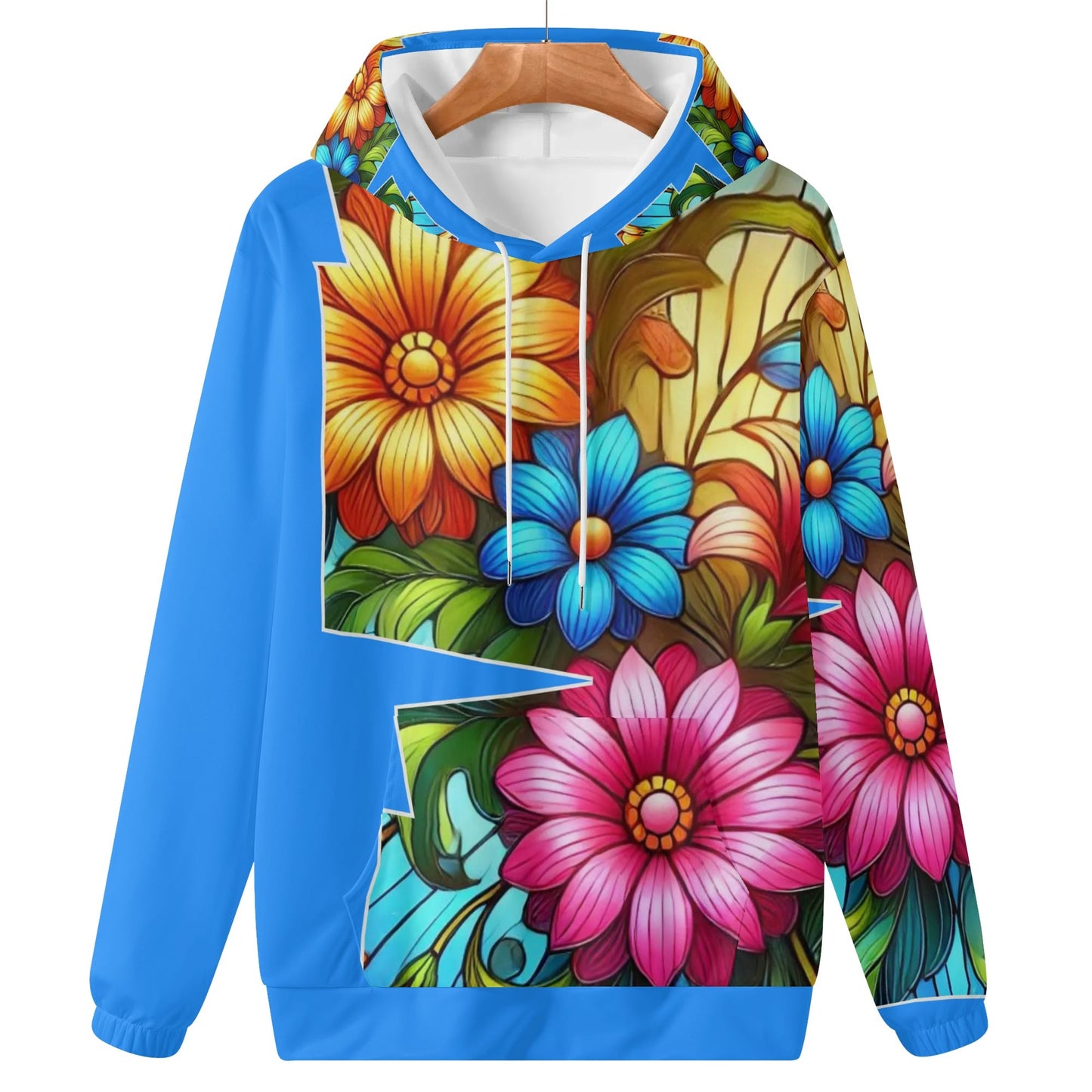 Womens Lightweight All Over Printing Pullover Hoodie