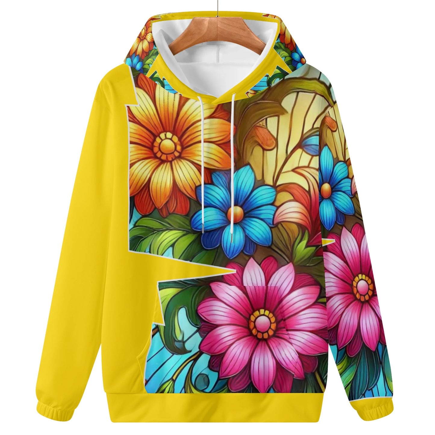 Womens Lightweight All Over Printing Pullover Hoodie