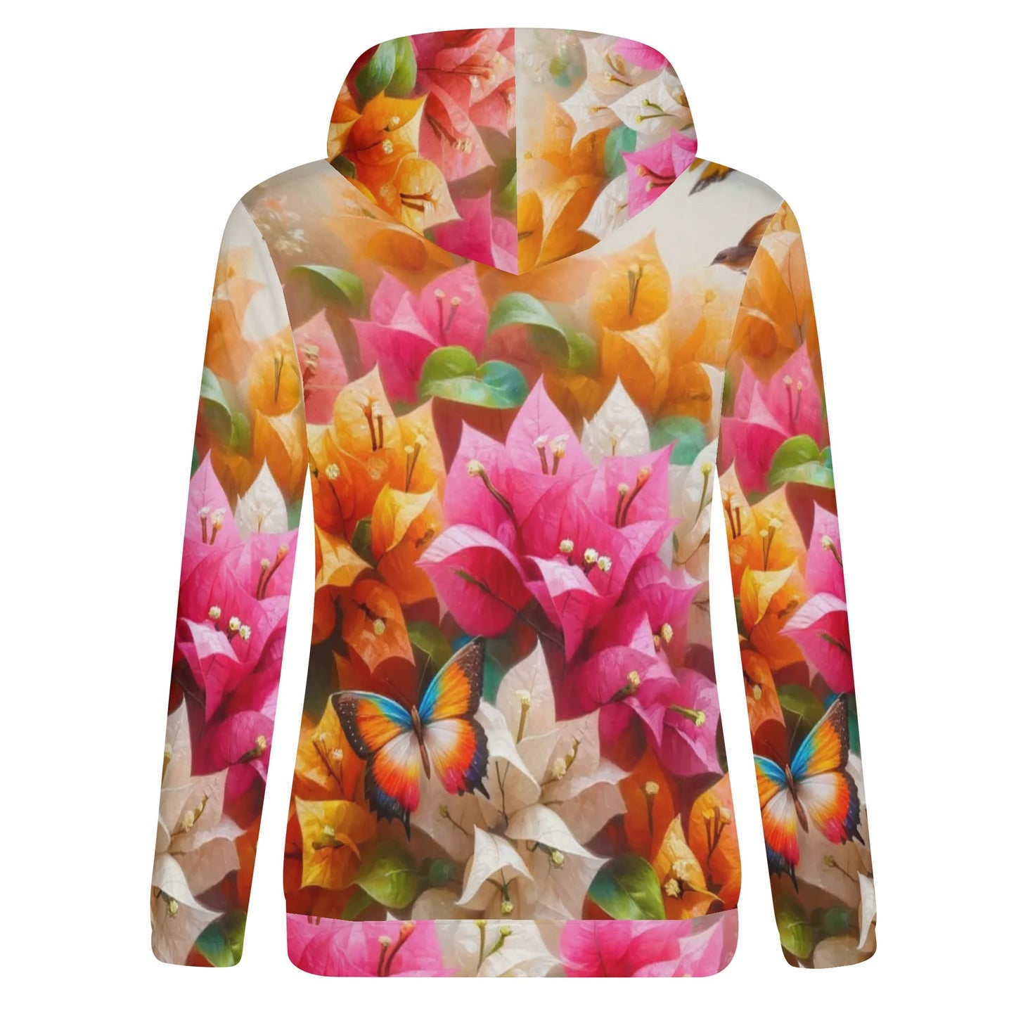 Womens Lightweight All Over Printing Pullover Hoodie