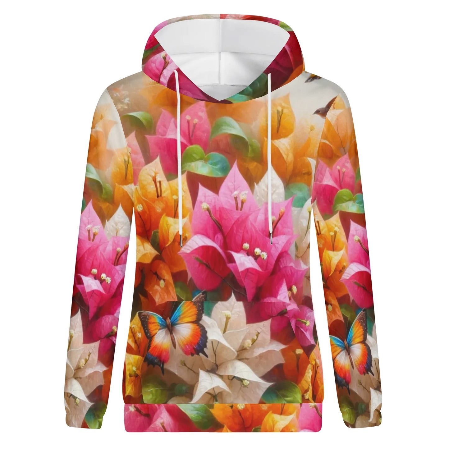 Womens Lightweight All Over Printing Pullover Hoodie