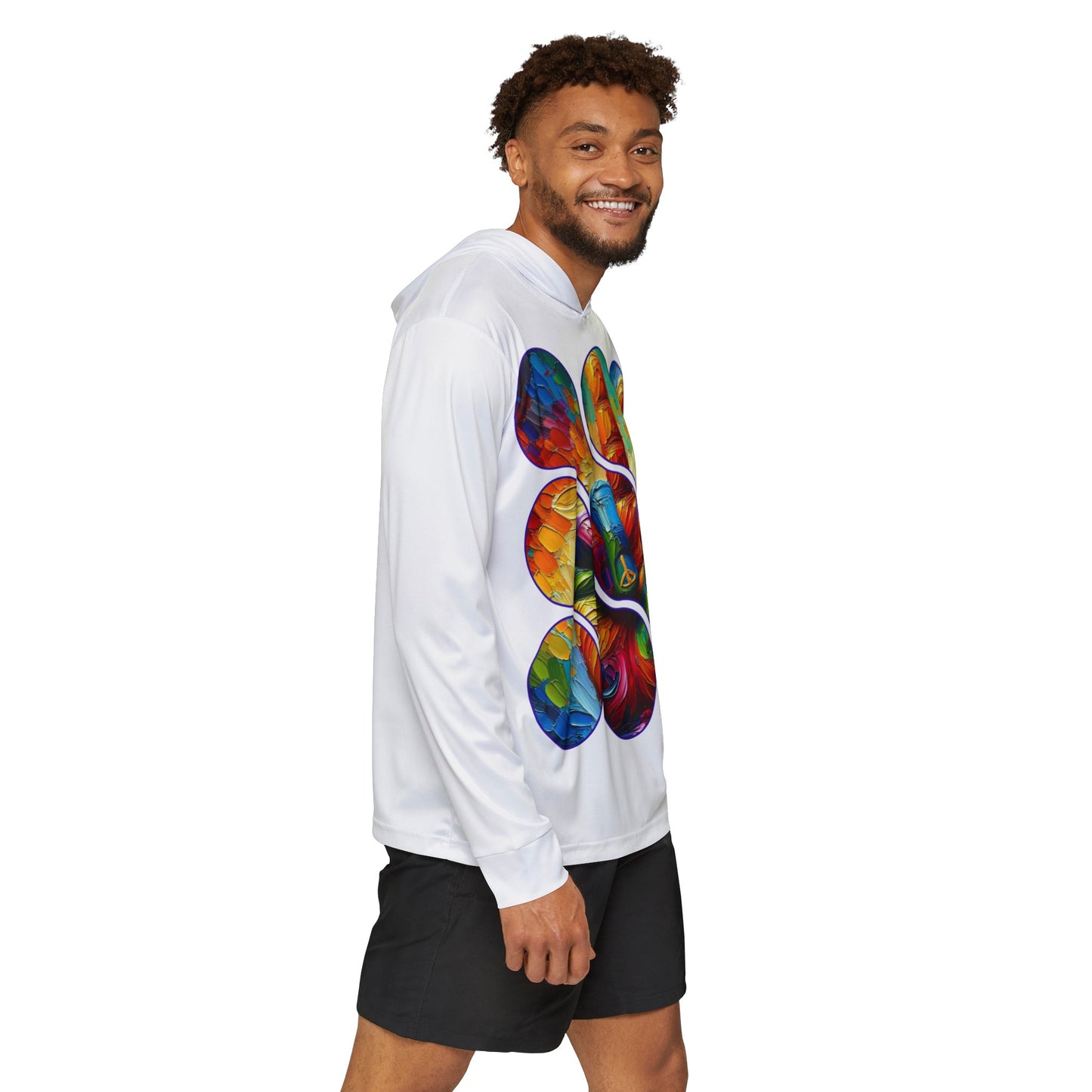 Men's Sports Warmup Hoodie (AOP), "Peace"