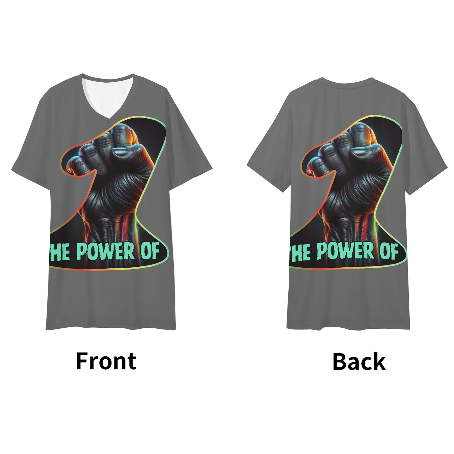 SoftSoul™ V-Neck Tee | "Power of One"