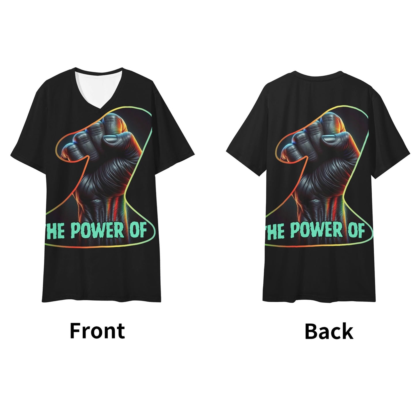 SoftSoul™ V-Neck Tee | "Power of One"