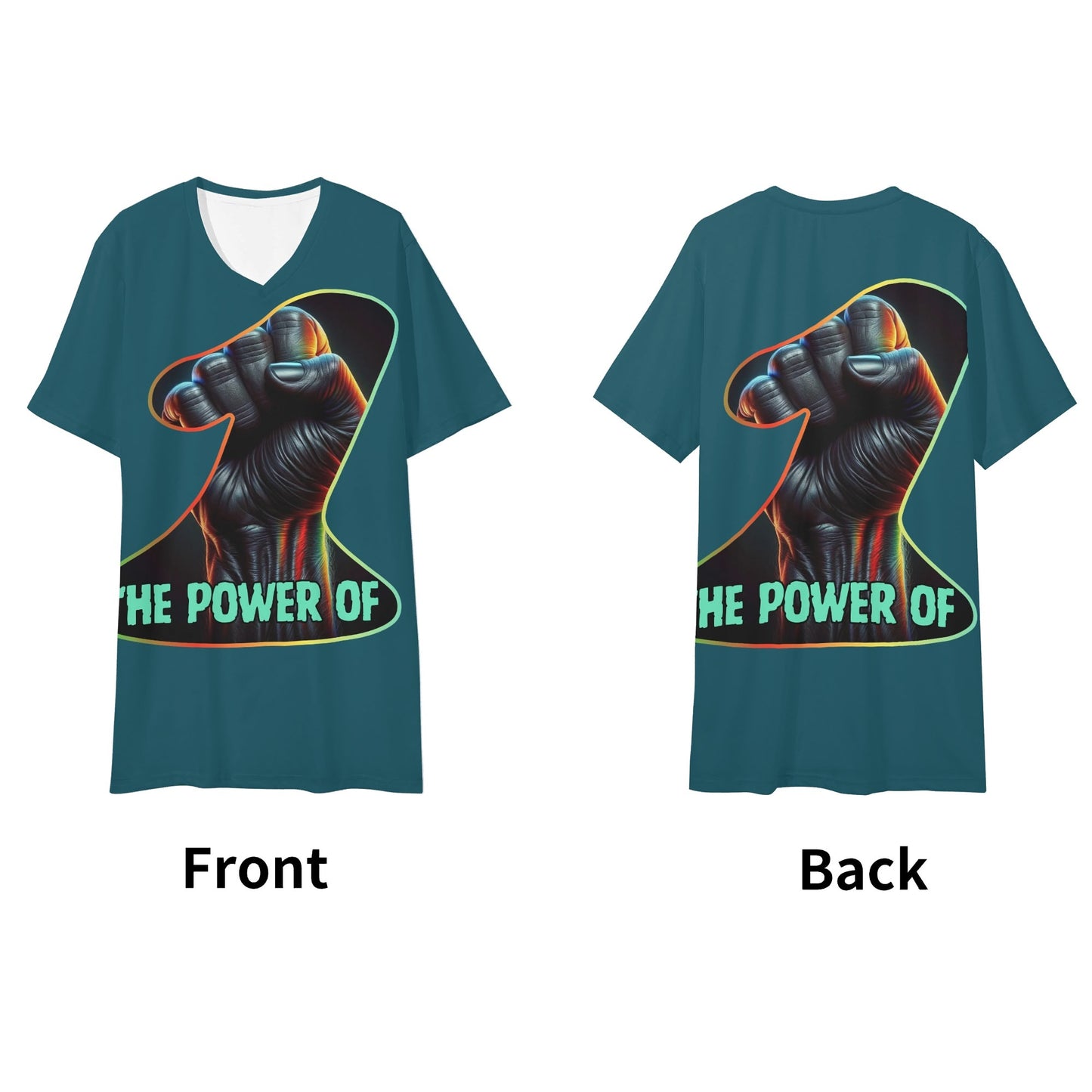 SoftSoul™ V-Neck Tee | "Power of One"