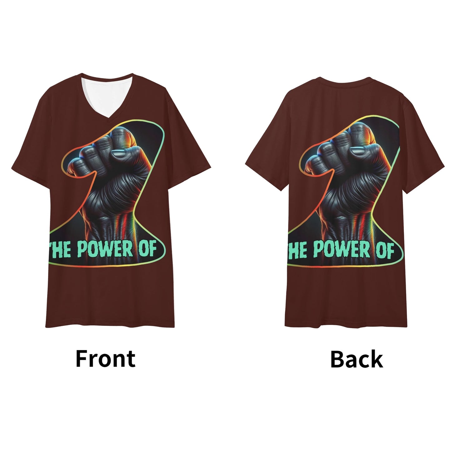 SoftSoul™ V-Neck Tee | "Power of One"