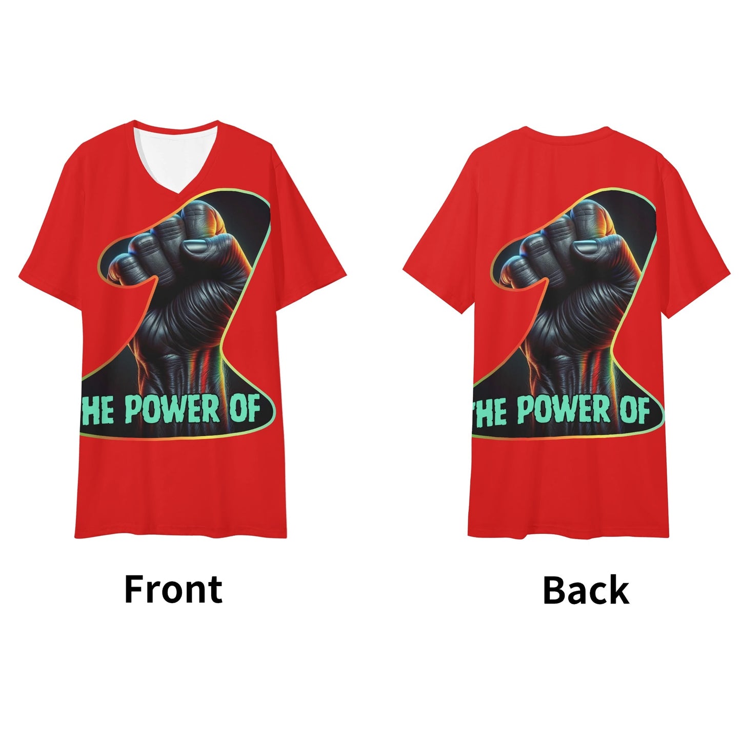 SoftSoul™ V-Neck Tee | "Power of One"