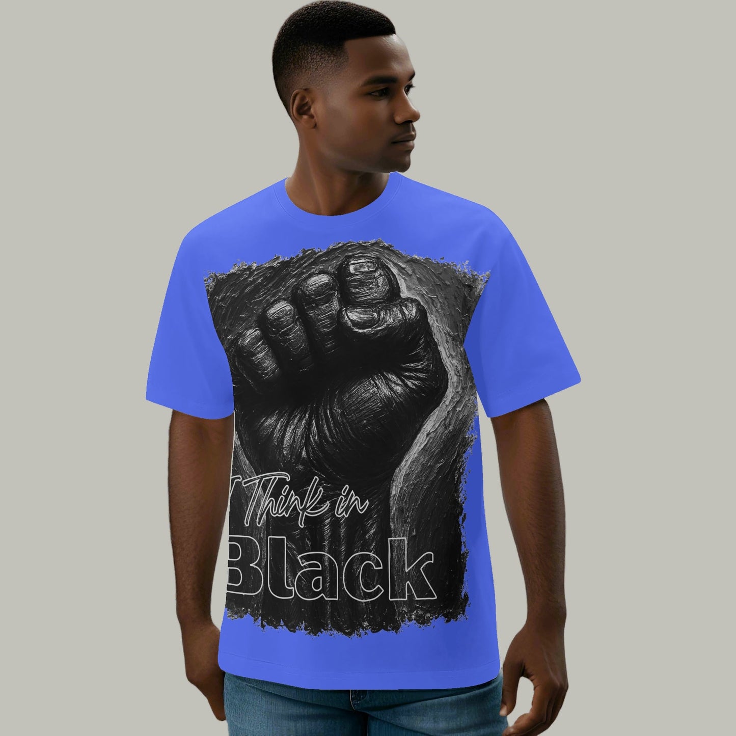 Mystique Motion™ Premium T-Shirt |"I Think in Black, See in Color"