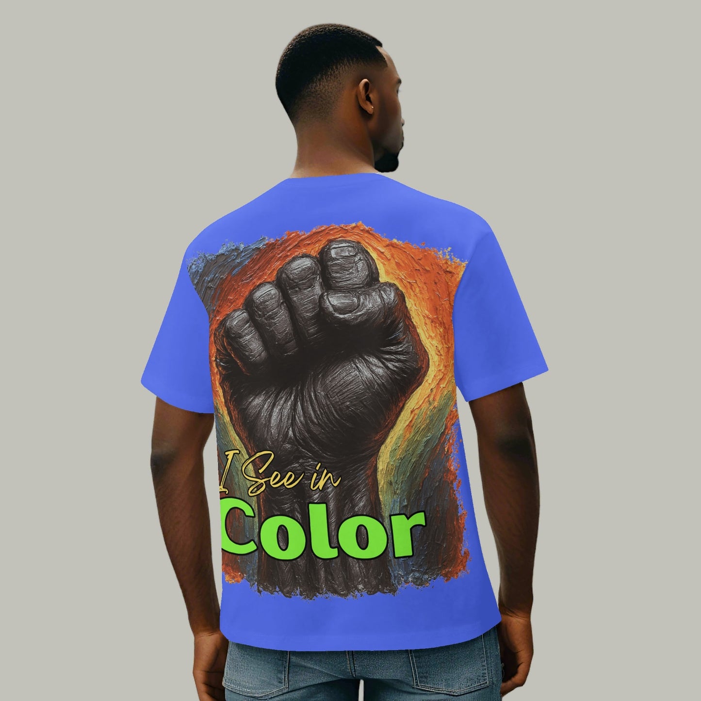 Mystique Motion™ Premium T-Shirt |"I Think in Black, See in Color"