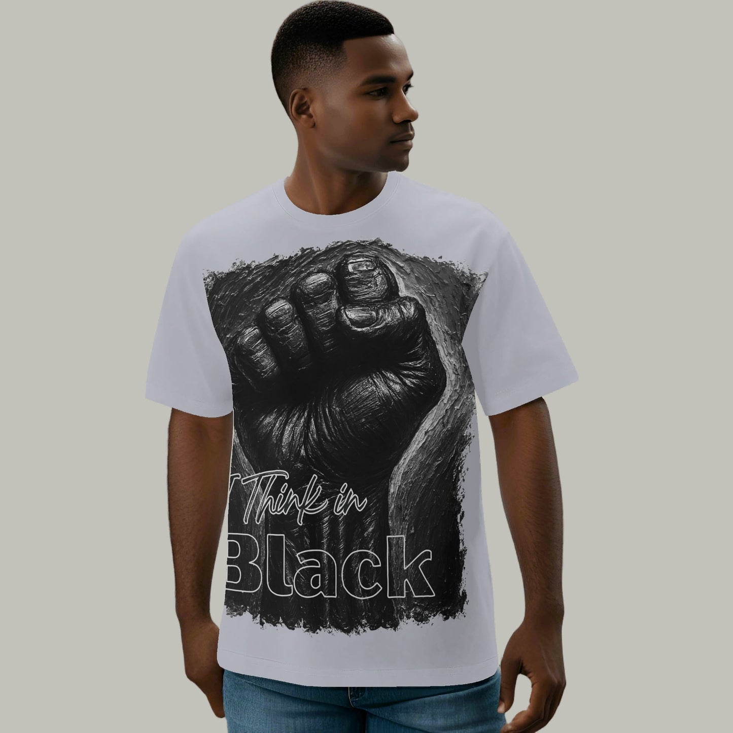 Mystique Motion™ Premium T-Shirt |"I Think in Black, See in Color"