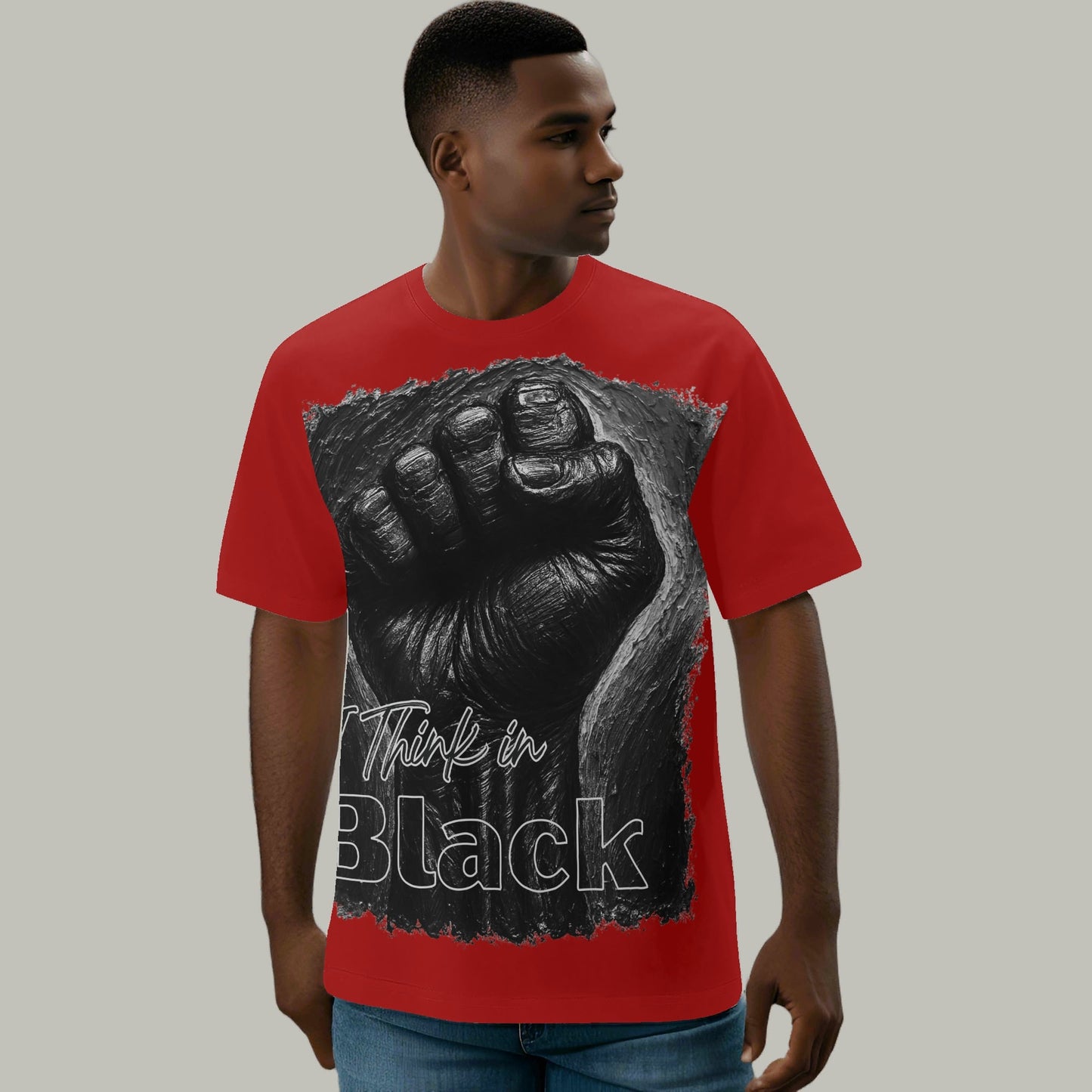 Mystique Motion™ Premium T-Shirt |"I Think in Black, See in Color"