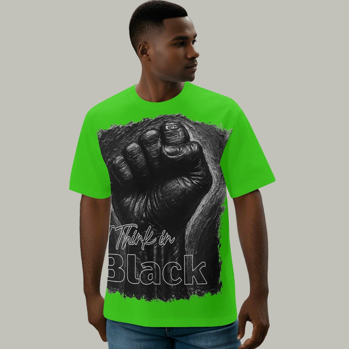 Mystique Motion™ Premium T-Shirt |"I Think in Black, See in Color"