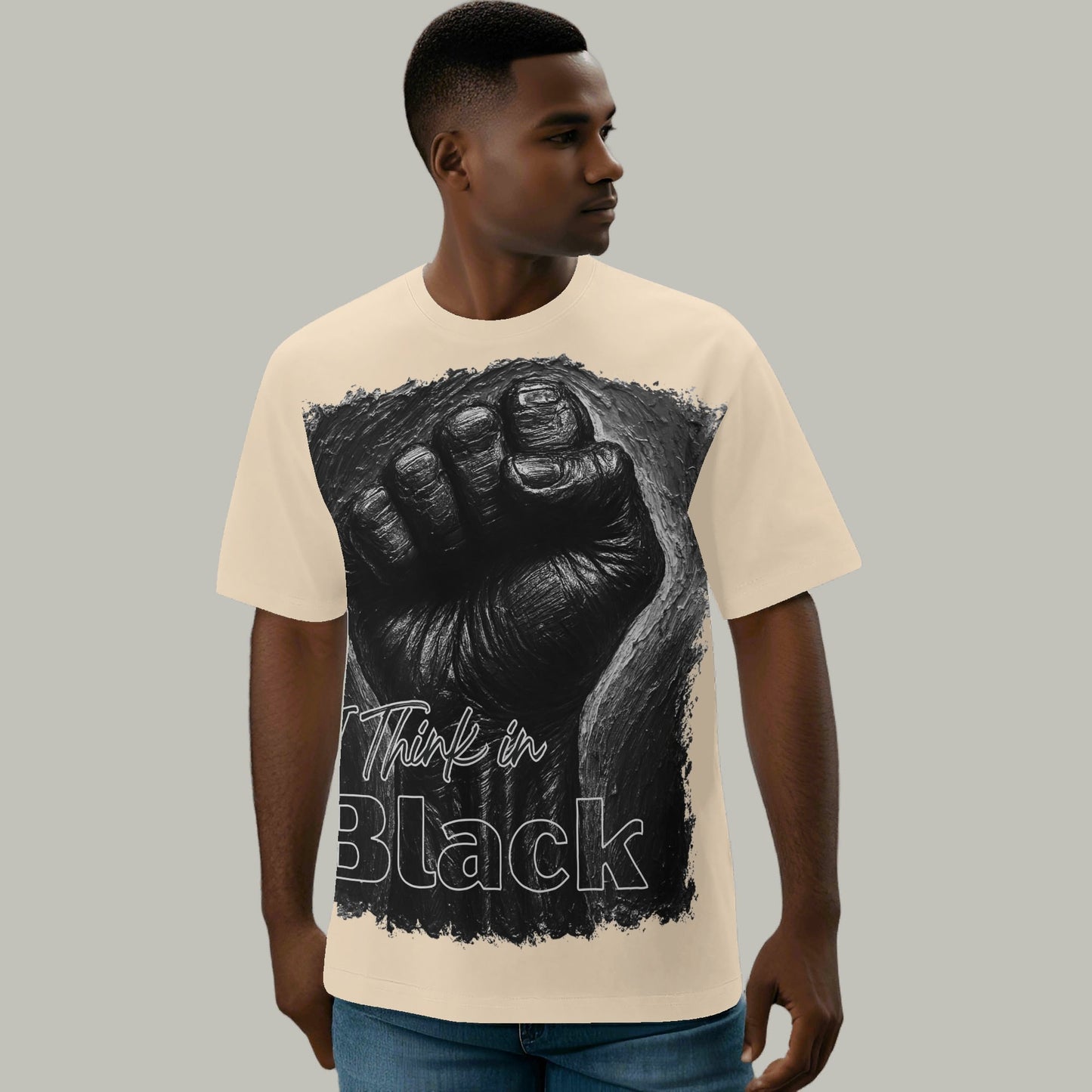 Mystique Motion™ Premium T-Shirt |"I Think in Black, See in Color"