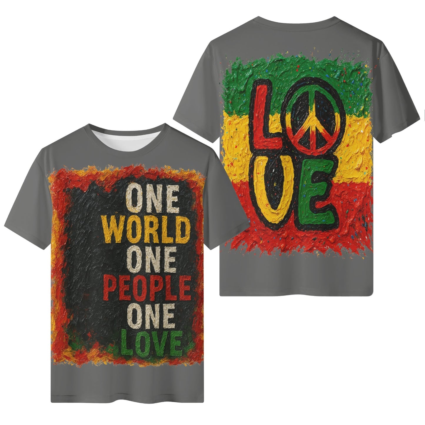 Mystique Motion™ Premium T-Shirt |"One World One People One Love"