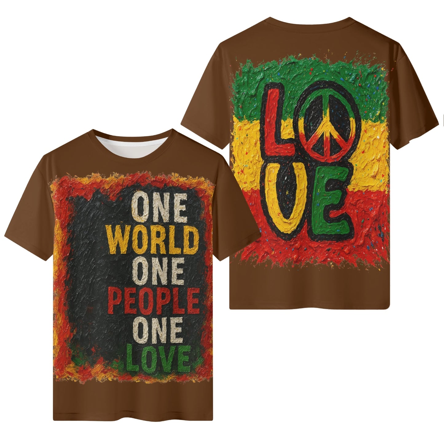 Mystique Motion™ Premium T-Shirt |"One World One People One Love"