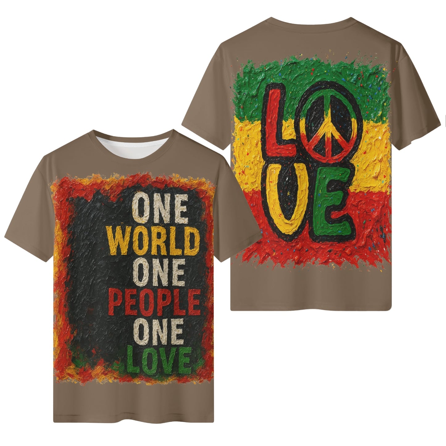 Mystique Motion™ Premium T-Shirt |"One World One People One Love"