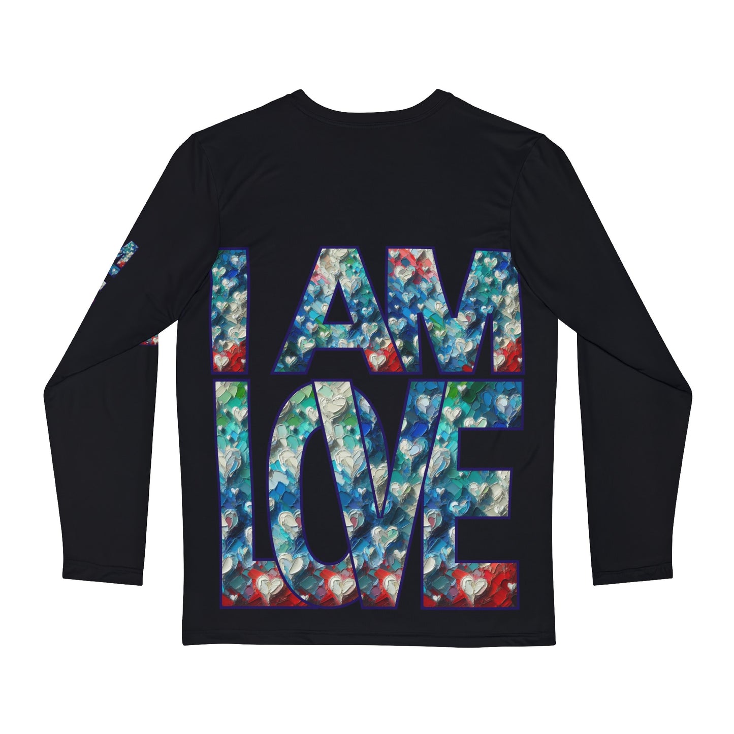 Men's Long Sleeve Shirt (AOP) "I Am Love"