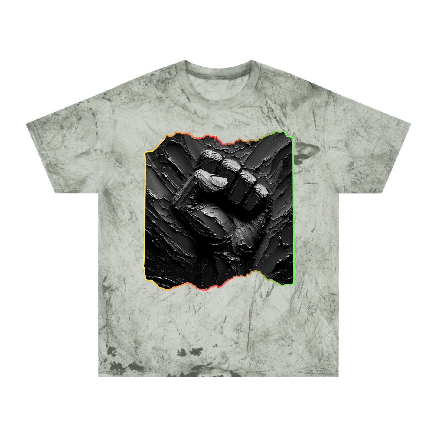 Unisex Color Blast T-Shirt "Black Power" Anti-Racism, Black Consciousness, Black Pride, One Love, Inclusion Diversity, Immigrant Outsiders, Togetherness, FashionWithPurpose, Conscious Clothing, Cultural Identity, Black Inspiration Empowerment