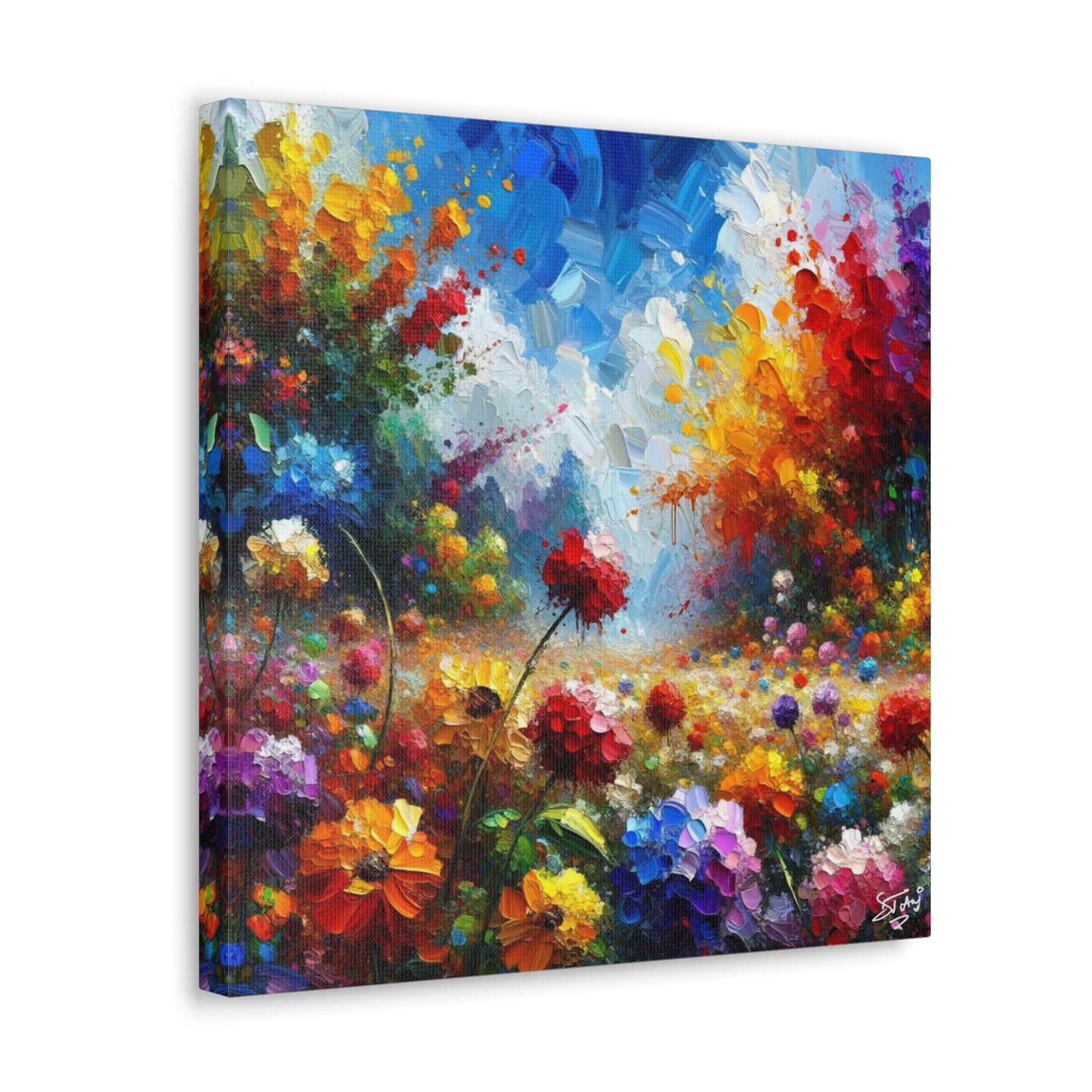 Art Print of Caribbean Flora & Fauna, Oil Finish, West Indian Art, Canvas Gallery Wraps