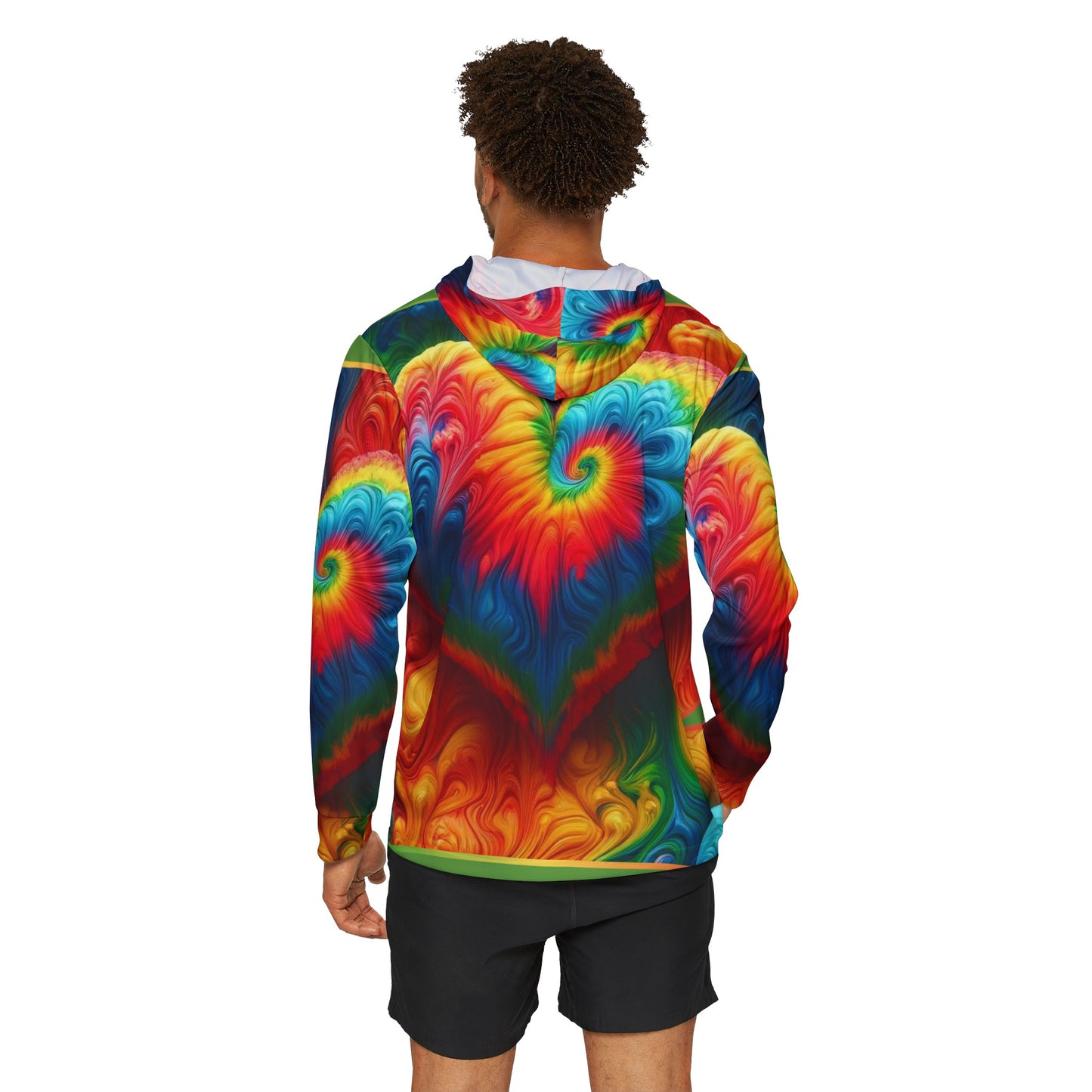 Men's Sports Warmup Hoodie (AOP), "Love"