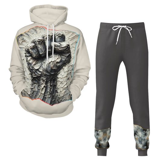 Men's Adult Hoodie Set with Double-Layer Hood "Power"