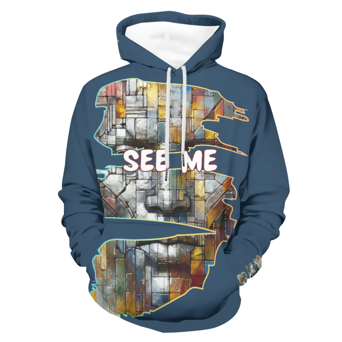 Men's Lightweight Hoodie | 200GSM Air Layer Fabric - "See Me"