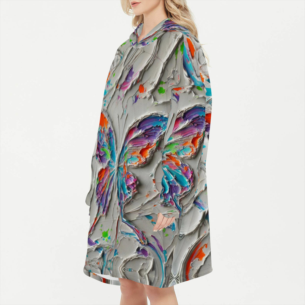 Flannel Sleeper Blanket Hoodie | "Abstracts"