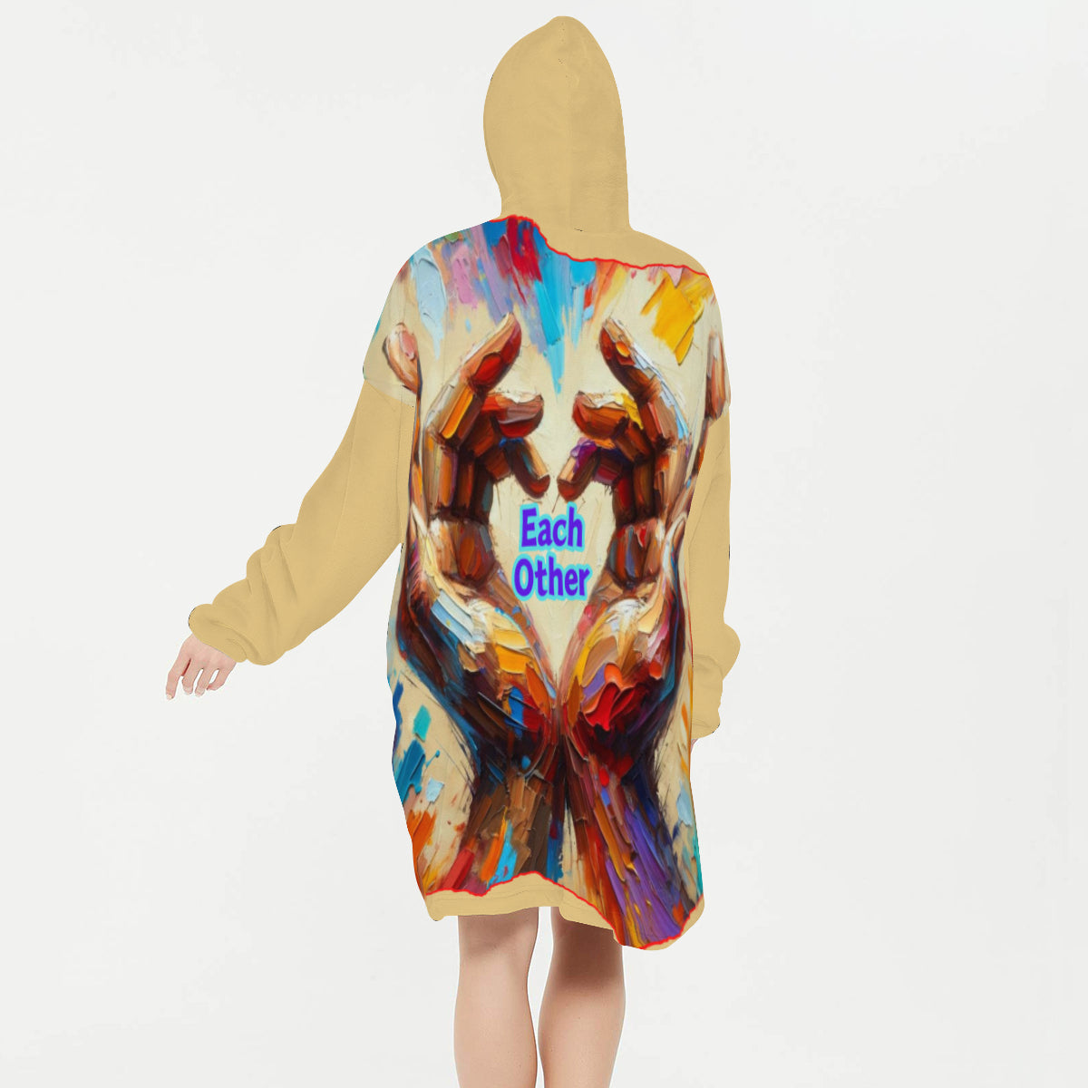 Flannel Sleeper Blanket Hoodie | "Abstracts"