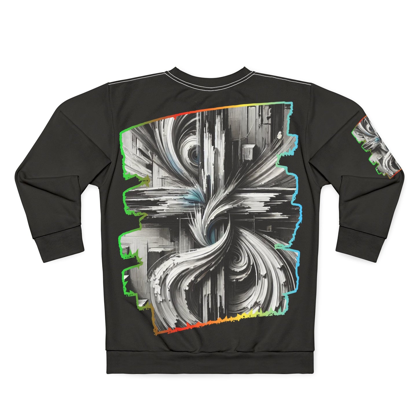 Unisex Sweatshirt (AOP) Abstract Print