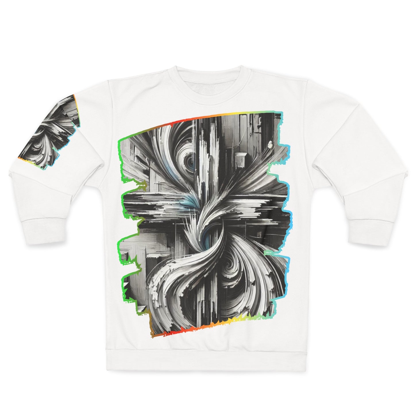 Unisex Sweatshirt (AOP) Abstract Print