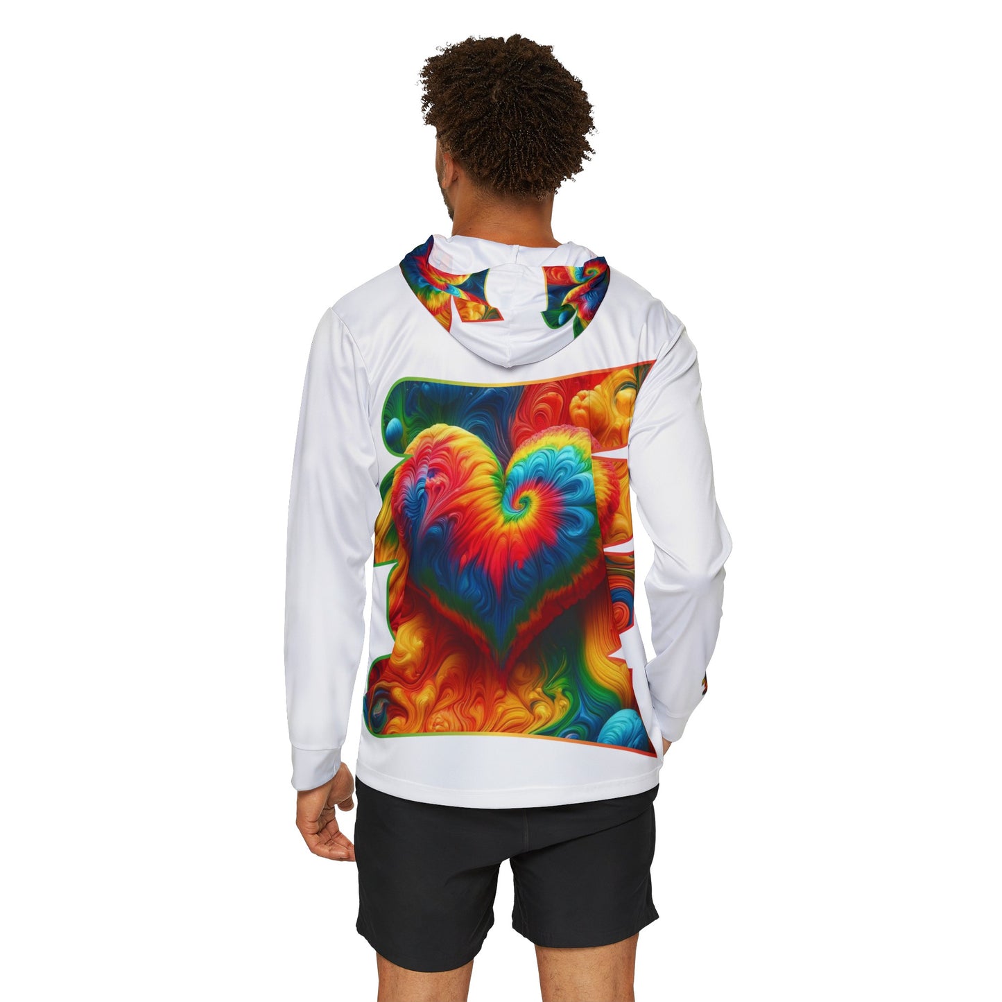 Men's Sports Warmup Hoodie (AOP), "Love"