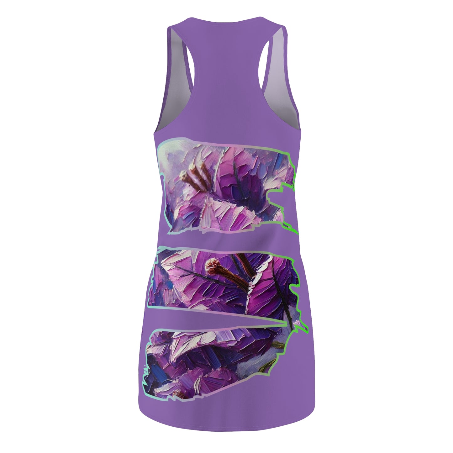 Women's Cut & Sew Racerback Dress (AOP) Floral Print