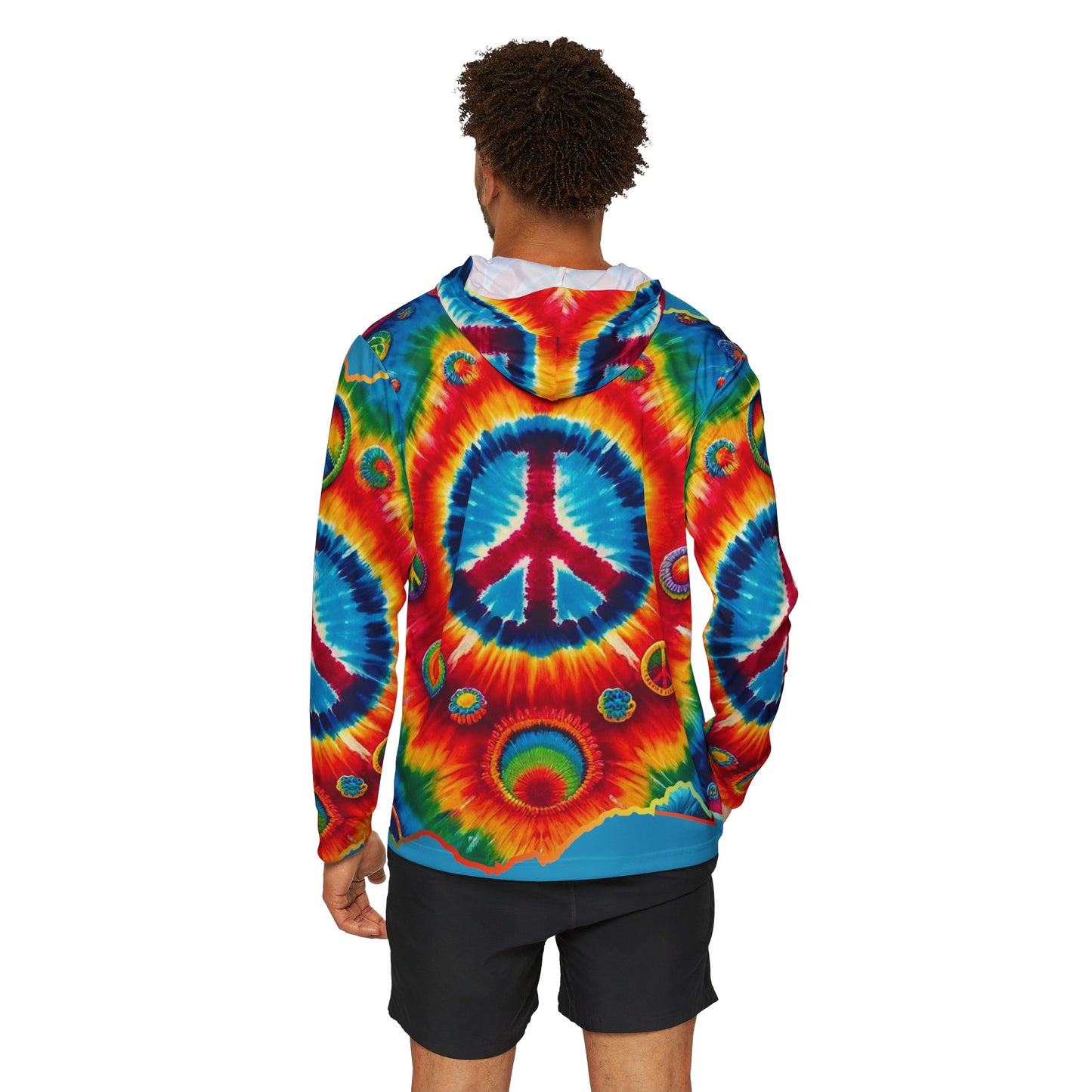 Men's Sports Warmup Hoodie (AOP), "Peace"