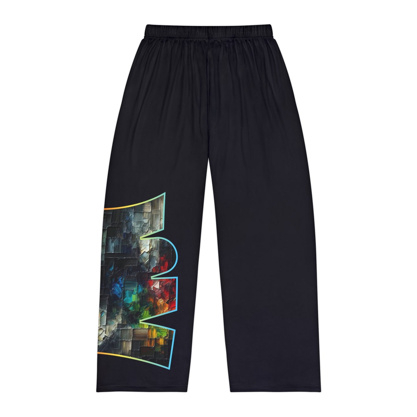 Men's Brushed Polyester Lounge Pants (AOP) "Abstract Print"