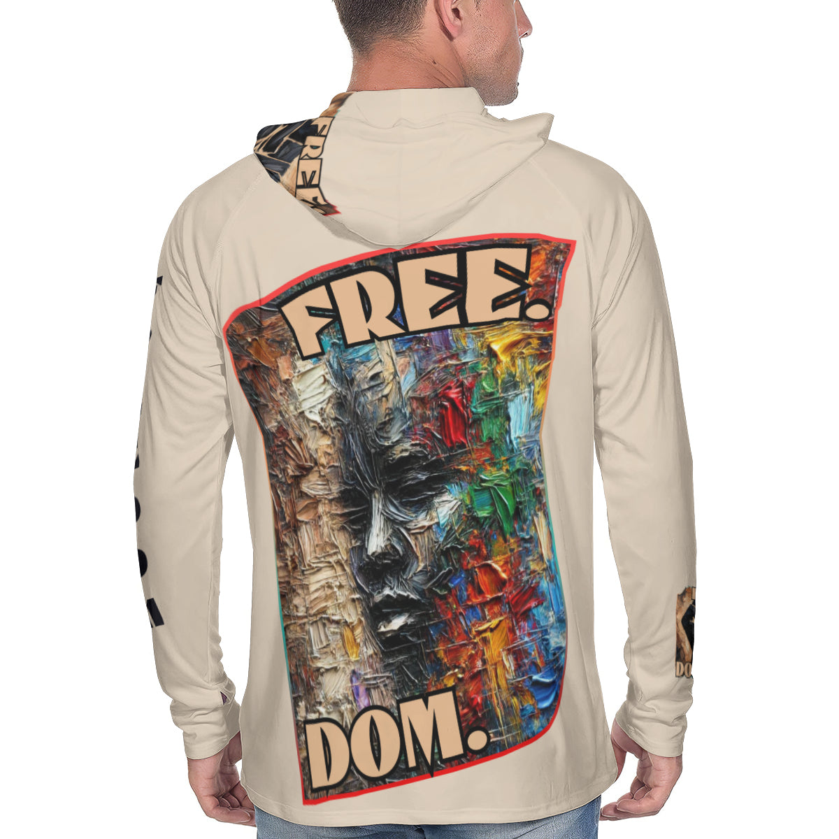 Men's Sun Protection Long Sleeve Hoodie | "Free.Dom."