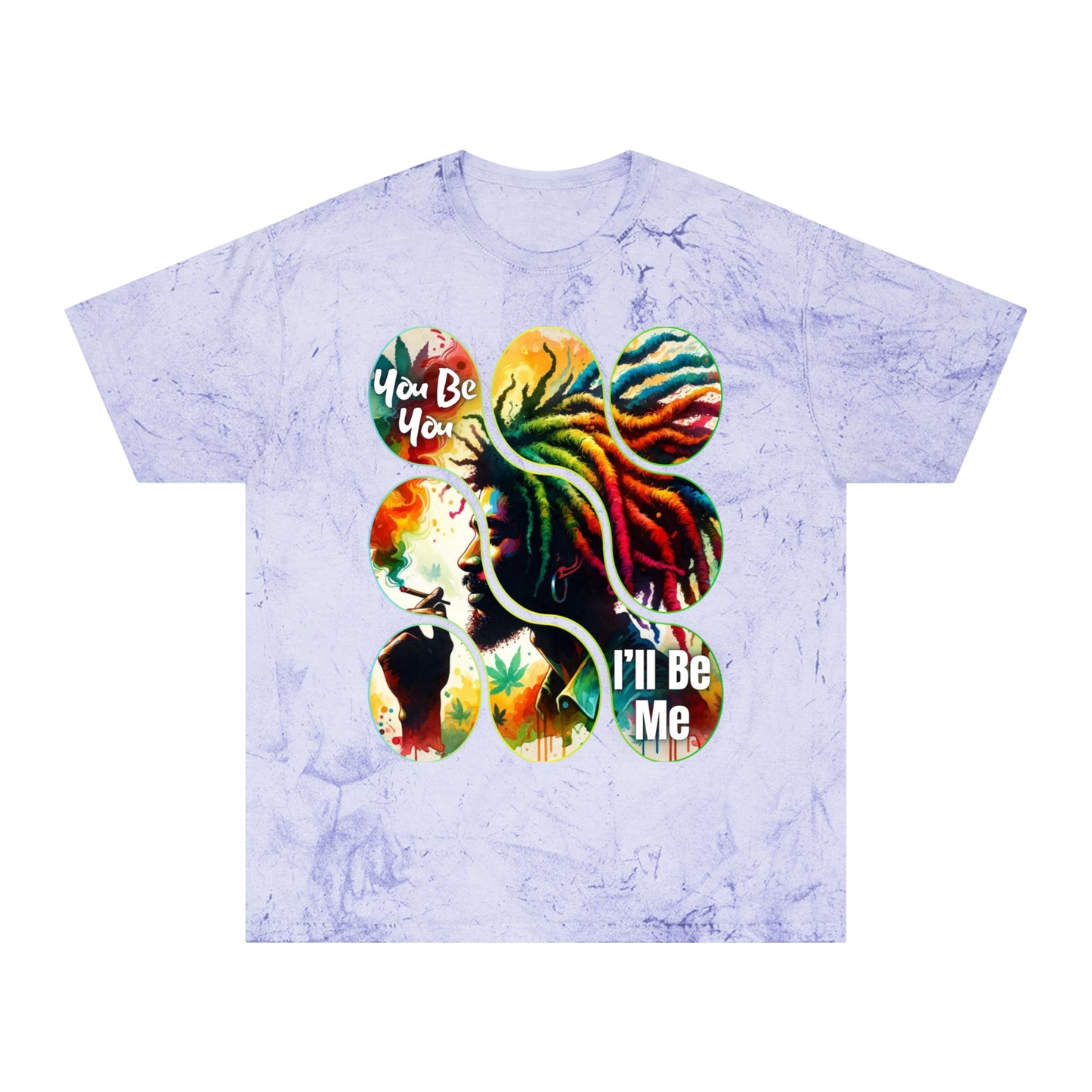 Unisex Color Blast T-Shirt "You Be You, I'll Be Me" World Unity, Anti-Racism, One Love, Inclusion Diversity, Immigrant Outsiders, Togetherness, FashionWithPurpose, Conscious Clothing, Cultural Identity, Black Inspiration Empowerment