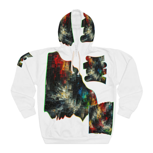 Unisex Pullover Hoodie (AOP) "Abstract Prints"