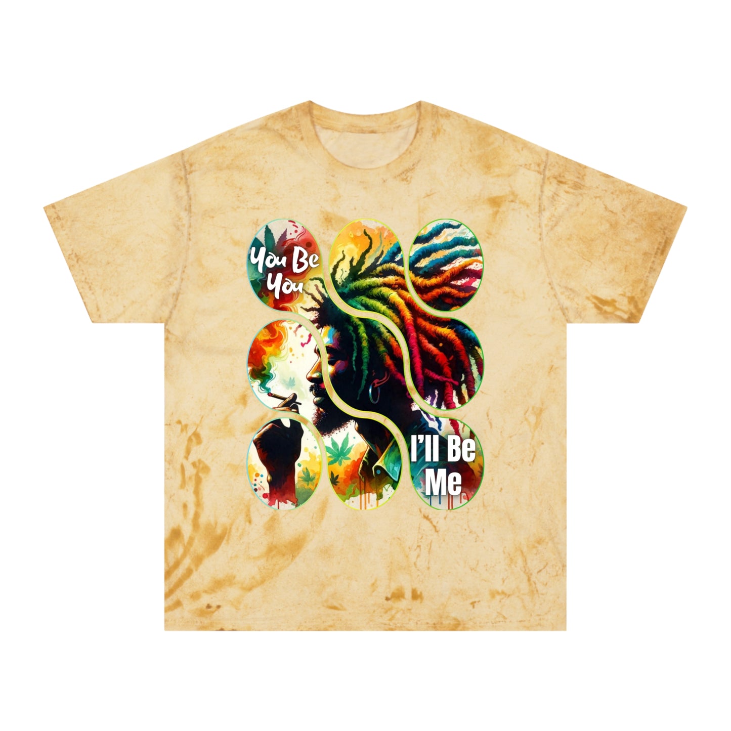 Unisex Color Blast T-Shirt "You Be You, I'll Be Me" World Unity, Anti-Racism, One Love, Inclusion Diversity, Immigrant Outsiders, Togetherness, FashionWithPurpose, Conscious Clothing, Cultural Identity, Black Inspiration Empowerment