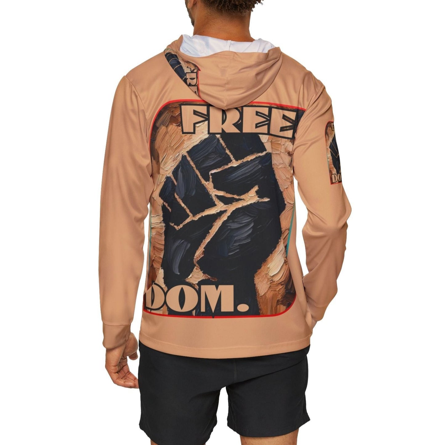 Men's Sports Warmup Hoodie "FREE.DOM."