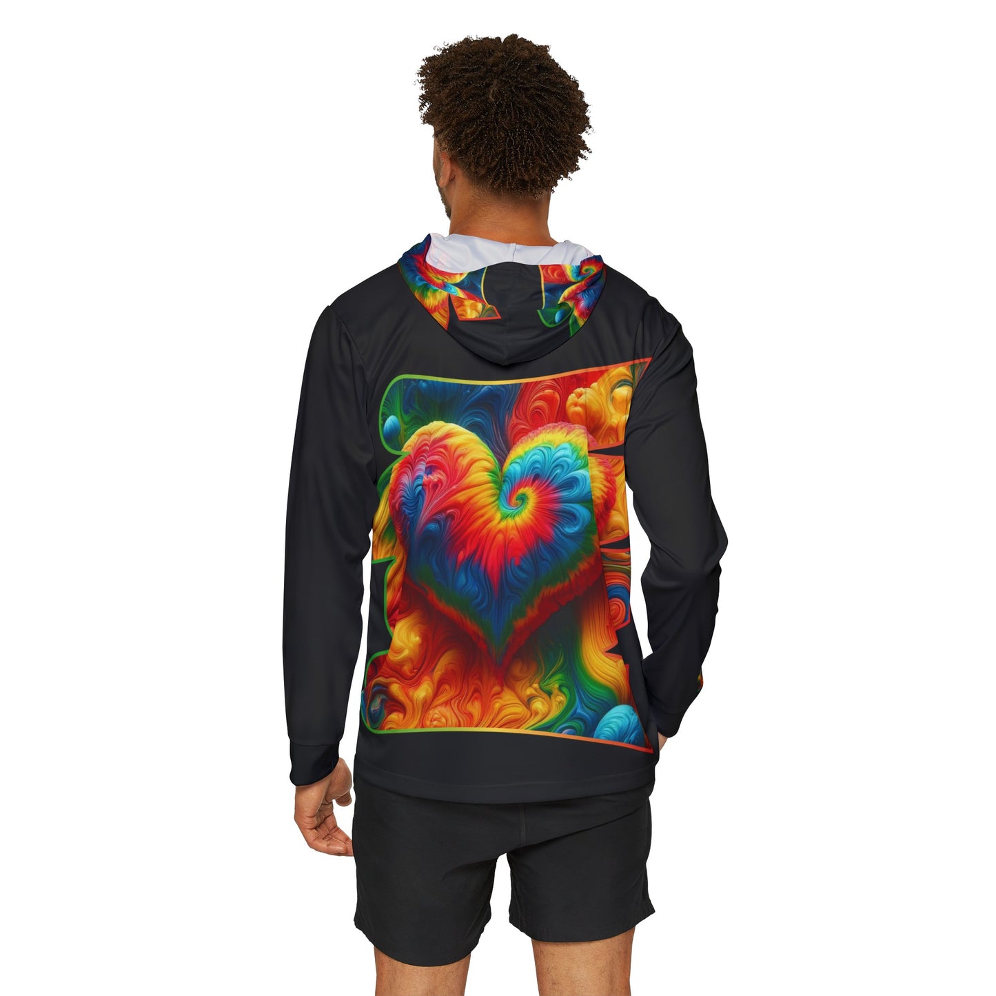 Men's Sports Warmup Hoodie (AOP), "Love"