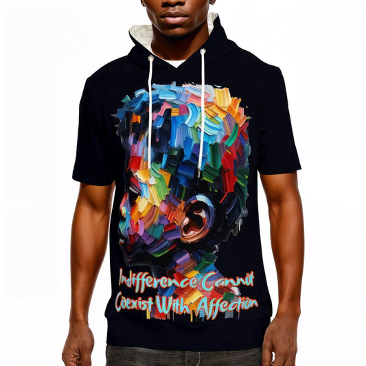 Men’s Cotton Hooded T-Shirt "What About Us"