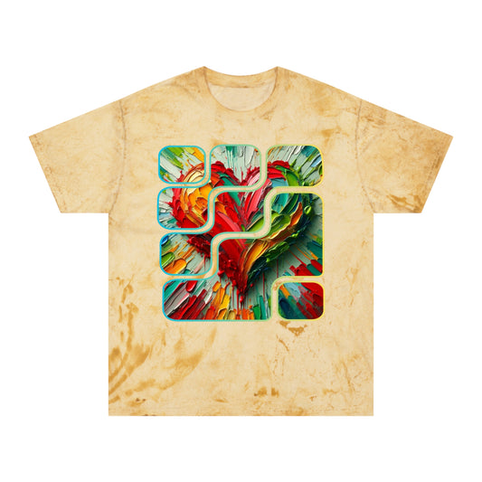 Unisex Color Blast T-Shirt "Love" One World, Self-Love, Anti-Racism, One Love, Unity, Inclusion, Diversity, Immigrant Outsiders, Cultural Identity, Black Excellence Empowerment Inspiration, FashionWithPurpose, ConsciousClothing