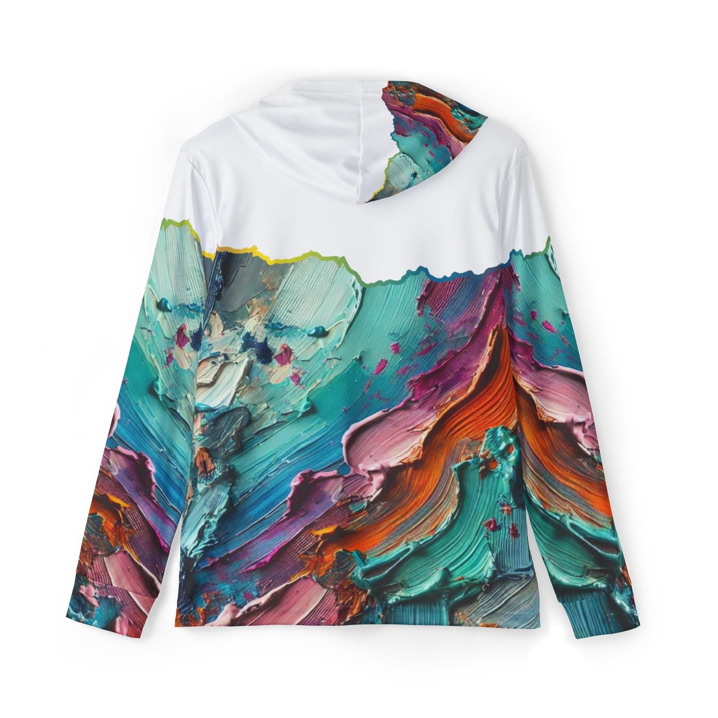 Men's Sports Warmup Hoodie (AOP), Abstract Paint Print